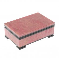 Шкатулка из родонита 10,5х6,5х4 см