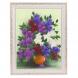 Картина &amp;quot;Букет сирени&amp;quot; багет 36х46 см, рисунок каменная крошка 111278