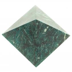 Пирамида 5,5х5,5х3,5 см камень змеевик