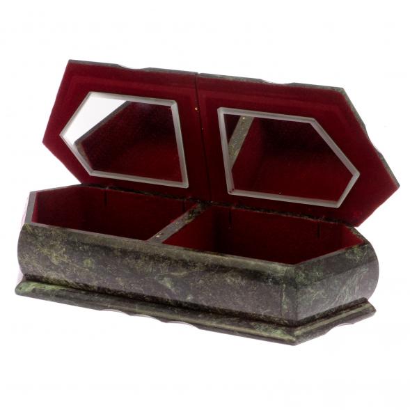 Шкатулка с двумя отделениями &amp;quot;Хозяйка медной горы с осенним пейзажем&amp;quot; 29,5х12х8 см 125727