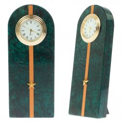 Часы &amp;quot;Погон младший лейтенант МЧС&amp;quot; камень змеевик