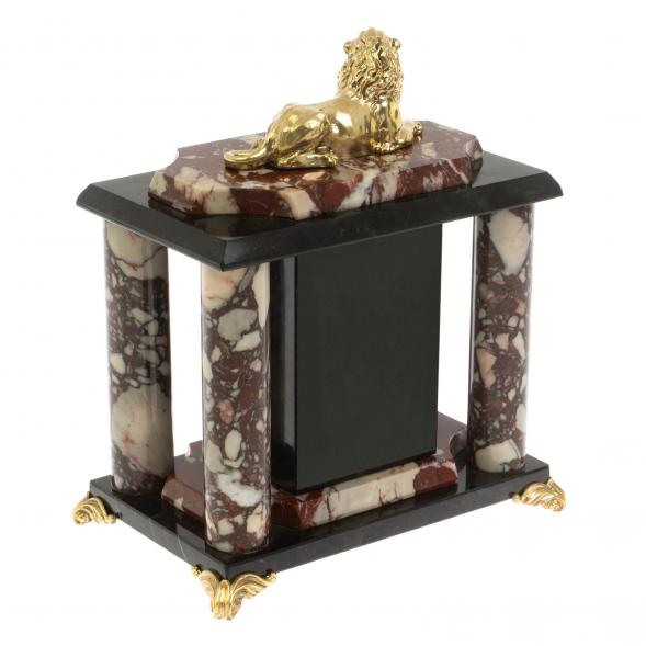 Часы &amp;quot;Лев&amp;quot; из креноида и бронзы 129404