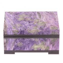 Шкатулка из чароита 9х7х4 см