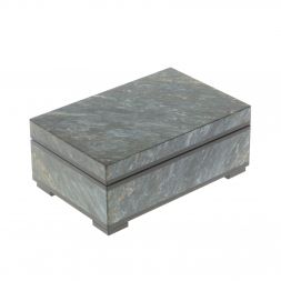 Шкатулка из камня уткинит (авантюрин) 10,5х7х4,5 см