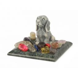 Сувенир &amp;quot;Щенок малый №1&amp;quot; из мрамолита