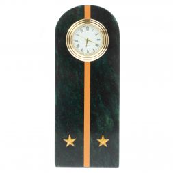 Часы &amp;quot;Погон лейтенант МЧС&amp;quot; камень змеевик