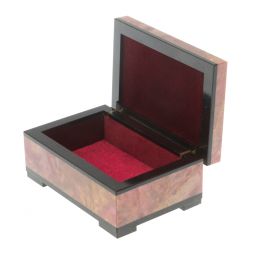 Шкатулка из камня родонит 11,5х7,8х5 см