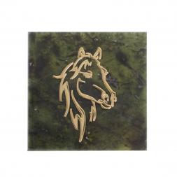 Магнит "Лошадь" камень змеевик