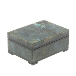 Шкатулка из лабрадорита 9,8х7х4,5 см