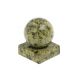 Шар 4 см на подставке из светло-зеленого змеевика 4х4х5 см 127649