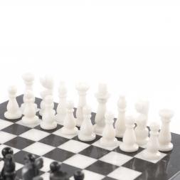 Настольные шахматы &amp;quot;Классические&amp;quot; камень мрамор 25х25 см