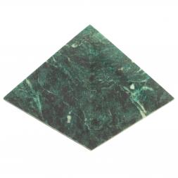 Пирамида 8х8х7 см камень змеевик