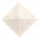 Пирамида из белого мрамора 7,5х7,5х6 см 126401
