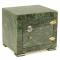 Сейф малый камень змеевик 18,5х16х17 см
