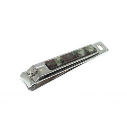 Кусачки для ногтей с камнем эвдиалит