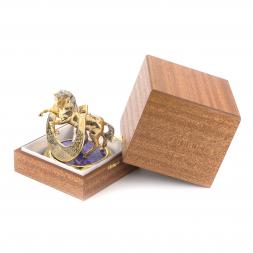 Сувенир &amp;quot;Подкова на счастье&amp;quot; чароит