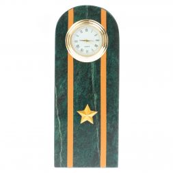 Часы &amp;quot;Погон майор МЧС&amp;quot; камень змеевик