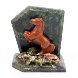 Сувенир "Лошадка" змеевик