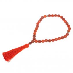 Четки из камня сердолик 35 бусин