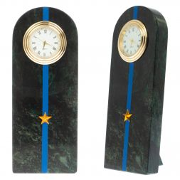 Часы-погон "Младший лейтенант МЮ" камень змеевик