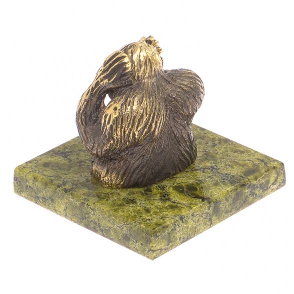 Обезьяна &amp;quot;Ничего не слышу&amp;quot; из змеевика 116761