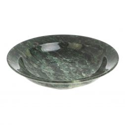 Тарелка из шабровского змеевика 19,5х19,5х4 см