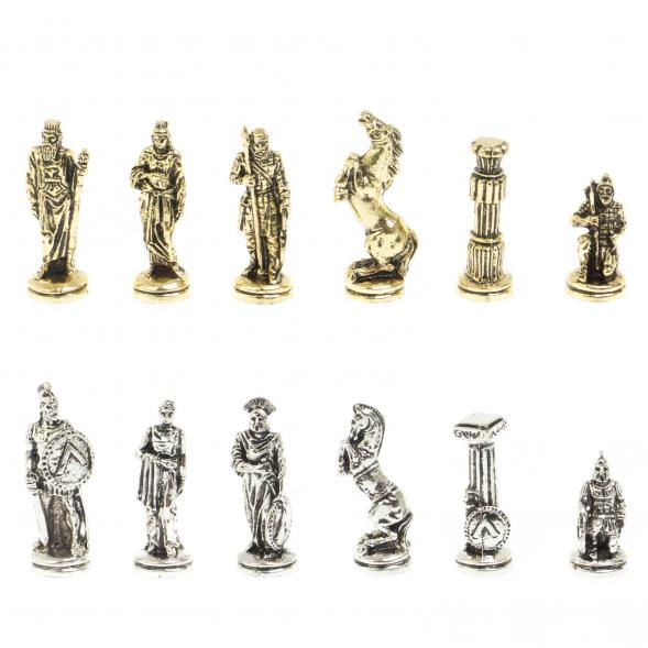 Шахматы &amp;quot;Царь Леонид&amp;quot; из змеевика 28х28 см 127737