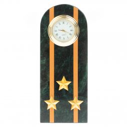 Часы &amp;quot;Погон полковник МЧС&amp;quot; камень змеевик