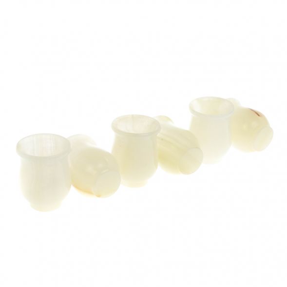 Стопки для водки 20 мл из белого оникса 3,9х4,5 см в коробке (1,5х2) 129338