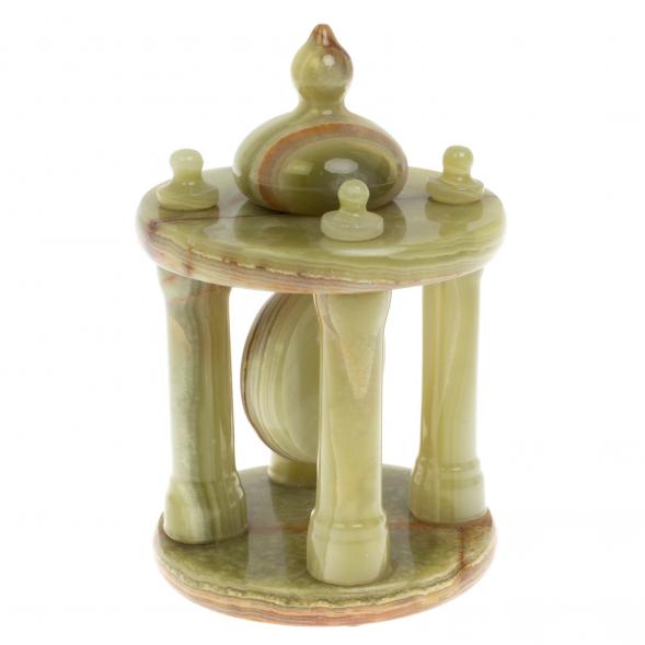 Часы настольные &amp;quot;Беседка&amp;quot; из оникса (4х7) 129735