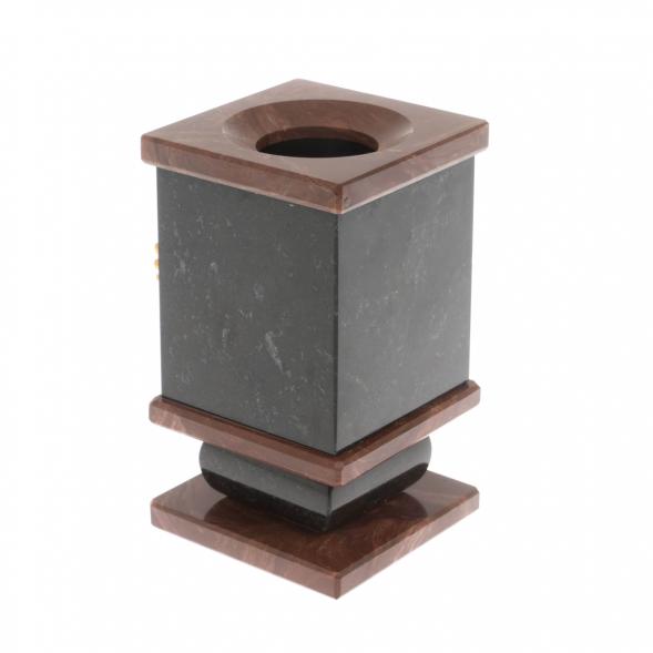 Стакан для ручек / карандашей &amp;quot;Герб РФ&amp;quot; из лемезита 129877