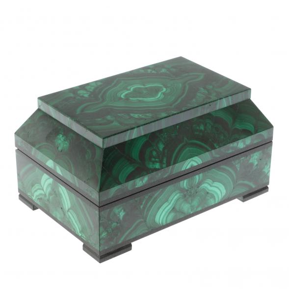Ларец из малахита &amp;quot;Совершенство&amp;quot; 15х10х7,5 см 124830