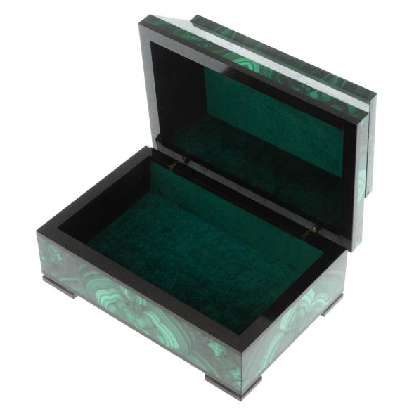 Ларец из малахита &amp;quot;Совершенство&amp;quot; 15х10х7,5 см 124830