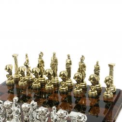 Шахматы &amp;quot;Атлас&amp;quot; доска 40х40 см из обсидиана