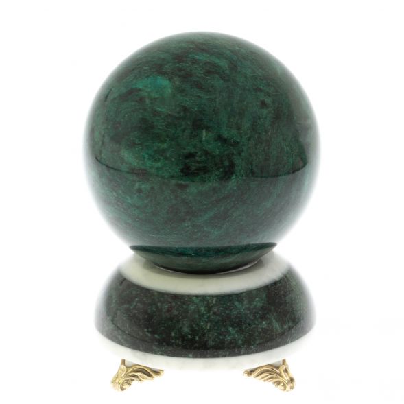 Шар &amp;quot;Антистресс&amp;quot; 12,5 см на подставке камень мрамор 12,5х12,5х18 см 128960