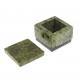 Шкатулка квадратная из змеевика 5,5х5,5х5,5 см 129463