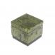 Шкатулка квадратная из змеевика 5,5х5,5х5,5 см 129463