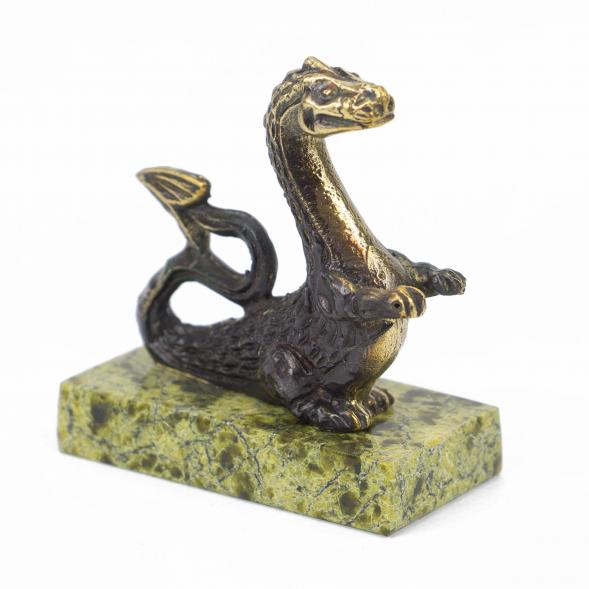 Статуэтка из бронзы и змеевика &amp;quot;Дракон&amp;quot; 117916