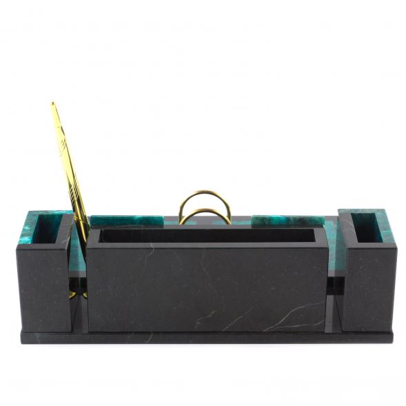 Письменный набор &amp;quot;Люкс&amp;quot; из змеевика 120909