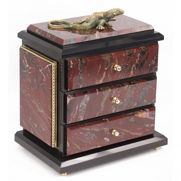 Подарочный ларец из яшмы и долерита 112033