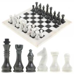 Шахматы &amp;quot;Классические&amp;quot; из мрамора доска 30х30 см