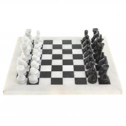 Шахматы &amp;quot;Классические&amp;quot; из мрамора доска 30х30 см