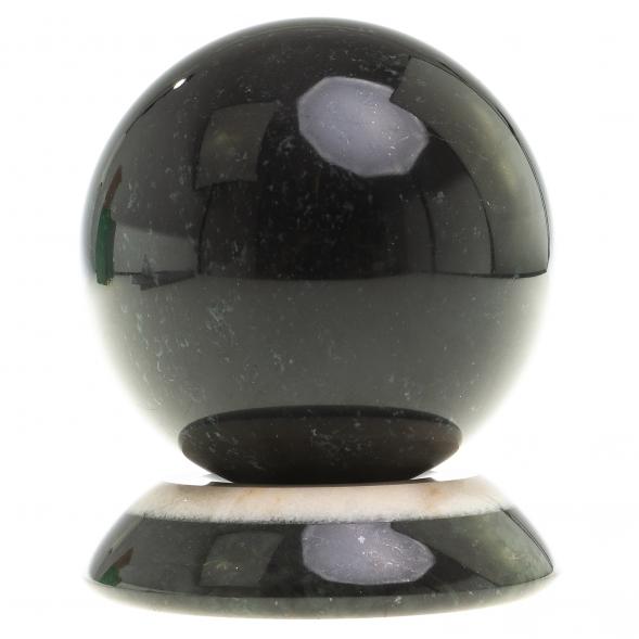Сувенир &amp;quot;Шар Антистресс&amp;quot; из черного змеевика 9 см 124144