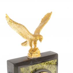 Письменный набор из камня &amp;quot;Горный орел&amp;quot; змеевик