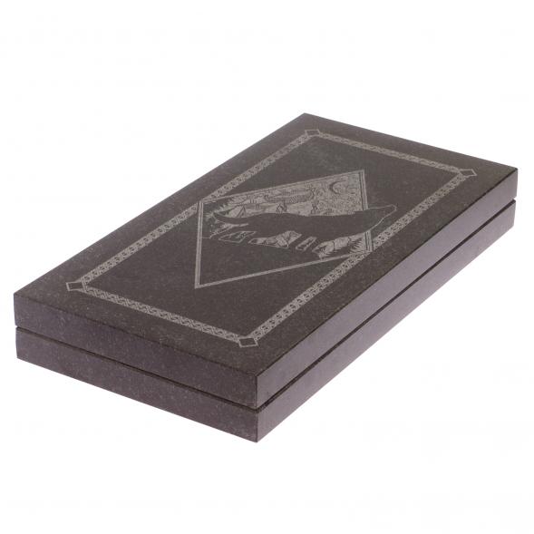 Нарды &amp;quot;Хищники&amp;quot; из камня гранит 125430