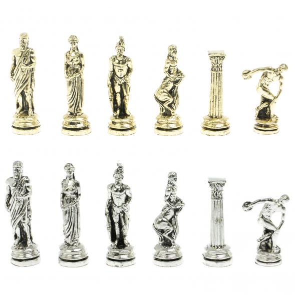 Шахматы &amp;quot;Олимпийские игры&amp;quot; доска 40х40 см из обсидиана 128363