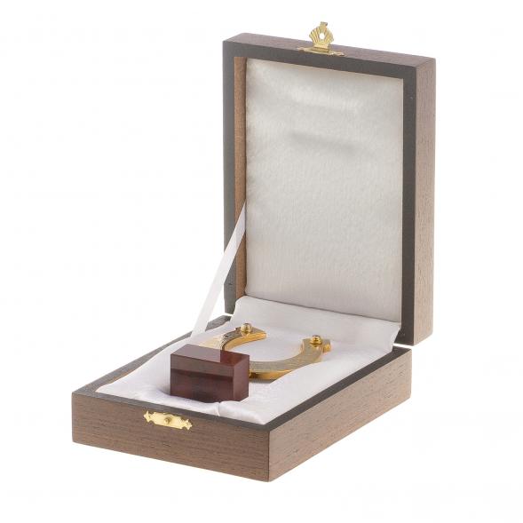 Подкова сувенирная &amp;quot;На удачу&amp;quot; камень яшма в подарочной коробке Златоуст 113935