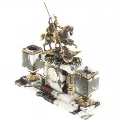 Письменный набор &amp;quot;Георгий Победоносец&amp;quot; из мрамора