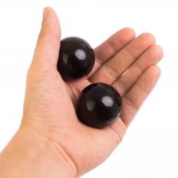 Шары для массажа из черного змеевика 4 см