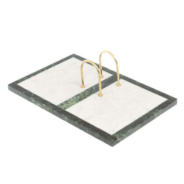 Подставка под календарь из нефрита и мрамора 26,5х15,5х3 см 127500